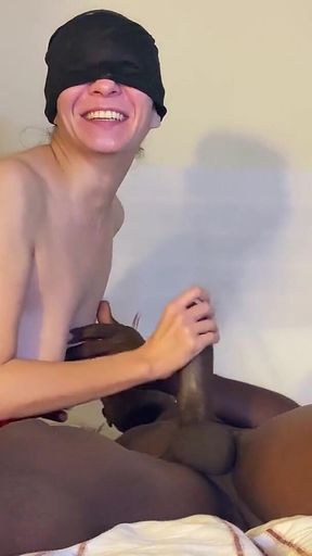 Anal Wife Deepthroat BBC Big Dick in Front of Cock Old Husband Before DP Double Penetration Creampie