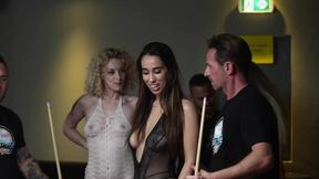 ”A game of billiards with new rules...”