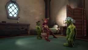 An Elf Has a Threesome with Two Goblins | Warcraft Parody