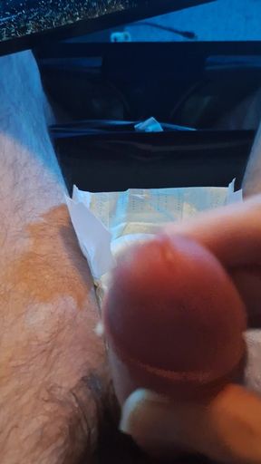 Gamer Boy Takes a Long Time for an Orgasm with His Diaper