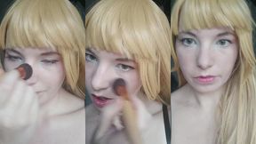 its amazing how different i look with this wig and a little bit of makeup!