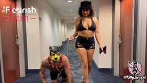 Fetlife: Kitty Kewpie Pegs Bad Pup Ash in Chi-town on Flourish Fetish