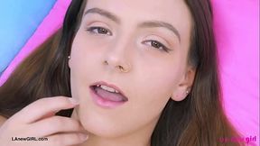 Striking Brunette Star shows her sexy body