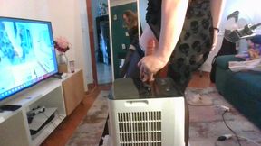 Riding a Dildo Over my Pinguino