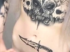 Miss Jezebel Fully Nude Standing Masturbation In The