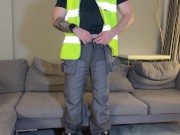 Builder Farting on the couch
