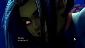 Ebony Orc Girl Takes Huge Load with Mind-Blowing Blowjob in Hentai RPG
