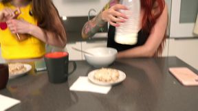 oops, my stepbrother cum inside me! - reislin ft. purple bitch