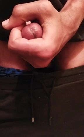 Masturbation in the bathroom and in confined spaces