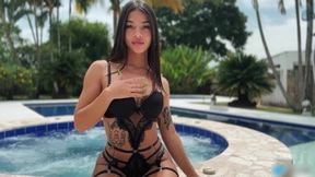 Getting Naked on the Pool for Your Pleasure! Annacherry7