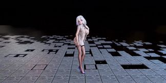 mmd Nice Body Black Stockings White Stockings Lingerie Striptease