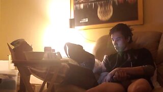 Hot Teen Shows Off His Big Skinny Dick in Sexy Selfie