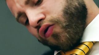 Sexy businessman Dani Rivera fucked raw after hot deepthroat