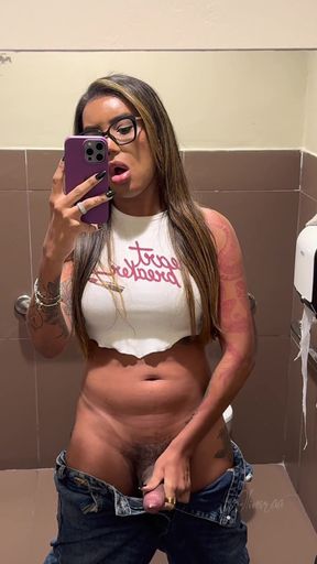Compiled of and Cumshots in Public Toilet