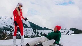 Big Sexy Boobs Mature Blonde And Young Guy Have Sensual Sex In The Mountains - Brandi Love