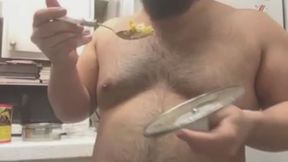 Eating Fancy Mac and Cheese