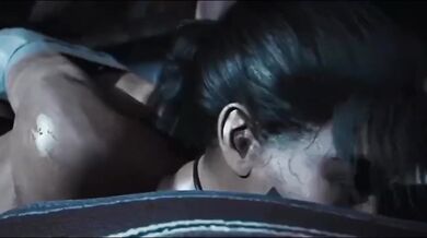 Black horny busty girl gets anal creampie in hardcore gangbang