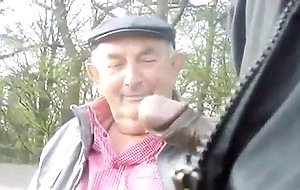 Grandpa in park