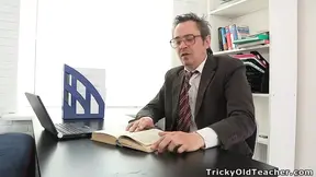 Two Pretty Teen Girls Seduced and Fucked by Their Tricky Old Math Teacher