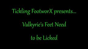 Valkyries Feet Need to be Licked