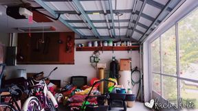 Sweaty Orgasm with the Garage Open