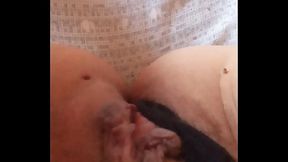 GretaLa - incinta e col perizoma trasparente