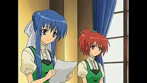 Yuri Anime Girls Enjoy Intimate Moments Together In Strawberry Panic