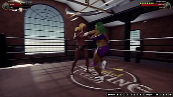 Warsprite VS Jennifer Walters (Naked Fighter 3D)