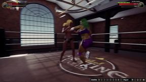 Warsprite VS Jennifer Walters (Naked Fighter 3D)