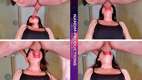 Cheating Sloppy Blowjob Cum in Mouth_MP4 4K