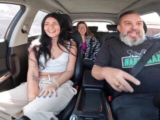 Serena Santori in the 1st time of the brand fresh that babe took anything in the car and sucked the driver