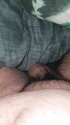 Step mom hand on step son leg while he pulled out blanket showing his dick