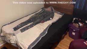 Dec 20 2022 - Vacpacked In My Leather Uniform Shirt &amp; Muir Cap From Slvrbrboy1 With My Leather Pants &amp; Jacket