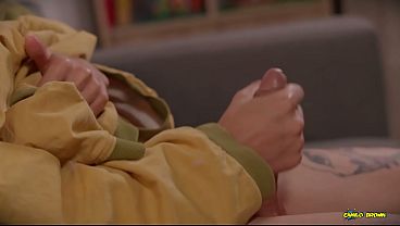 Hot Skinny Twink Jerking His Big Dick Until He Shoots A Big Thick Cum Load