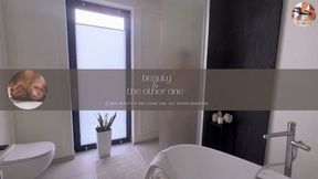 I caught him masturbating and sucked his cock