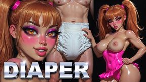 Enchanted Embrace: The Irresistible Bloom of Power - Diapering, Magical Growth & Tender Domination