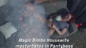 Bimbo Housewife masturbates in Pantyhose 08