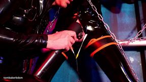 Chained up for Tom Baker's Electric Play