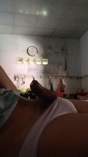 Me in panties and masturbate into them