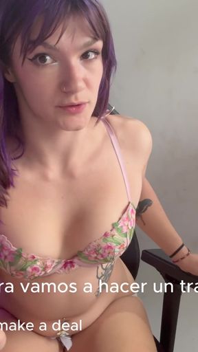 JOI en espa&ntilde;ol: Cuento para que me ACABES TODA   Clip 1