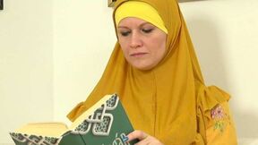 A female in a hijab cheated on her hubby