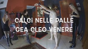 GEA DOMINA - BALLBUSTING WITH GEA, CLEO AND VENERE (MOBILE)