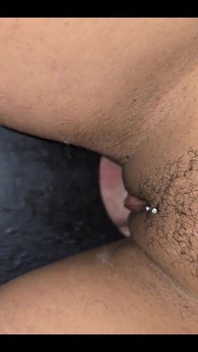 The Guy Behind the Gloryhole Couldn't Handle It, I Had to Ask My Husband to Make Me Cum