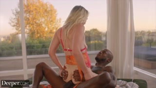 Deeper. Beautiful petite Lilly devours Anton's throbbing BBC