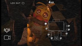fun night at freddy s [ fnaf parody hentai game pornplay ] ep.2 security guard having a threesome with chica and roxxane