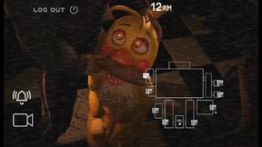 fun night at freddy s [ fnaf parody hentai game pornplay ] ep.2 security guard having a threesome with chica and roxxane