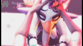 fun night at freddy s [ fnaf parody hentai game pornplay ] ep.2 security guard having a threesome with chica and roxxane