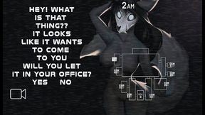 fun night at freddy s [ fnaf parody hentai game pornplay ] ep.2 security guard having a threesome with chica and roxxane