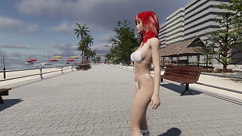 Let&#039_s Play: Caroline&#039_s Fantasies | Part 1: Skating on the beach