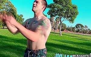 Hot Brandon is fucking Julian Bradys tight hole